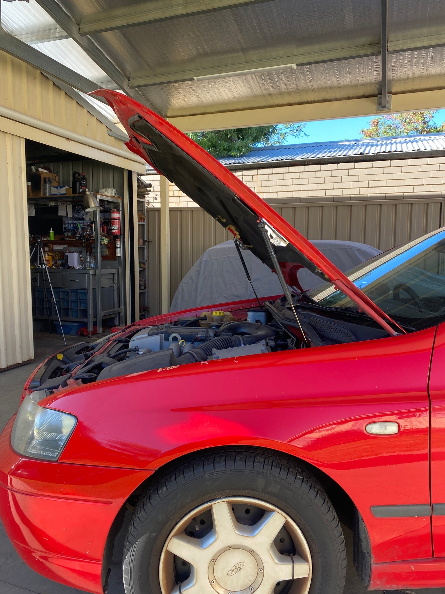 Ford Ba/Bf Vertical bonnet adapter