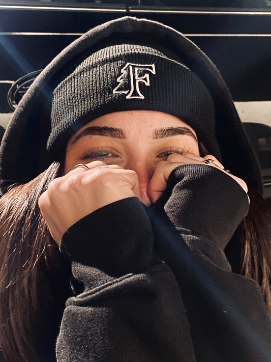Forrest Black Beanie