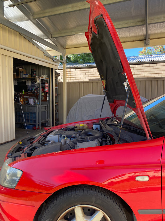 Ford Ba/Bf Vertical bonnet adapter